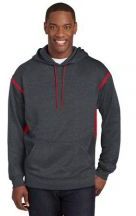 Sport-Tek Adult Unisex Tech Fleece Colorblock Hooded Sweatshirt